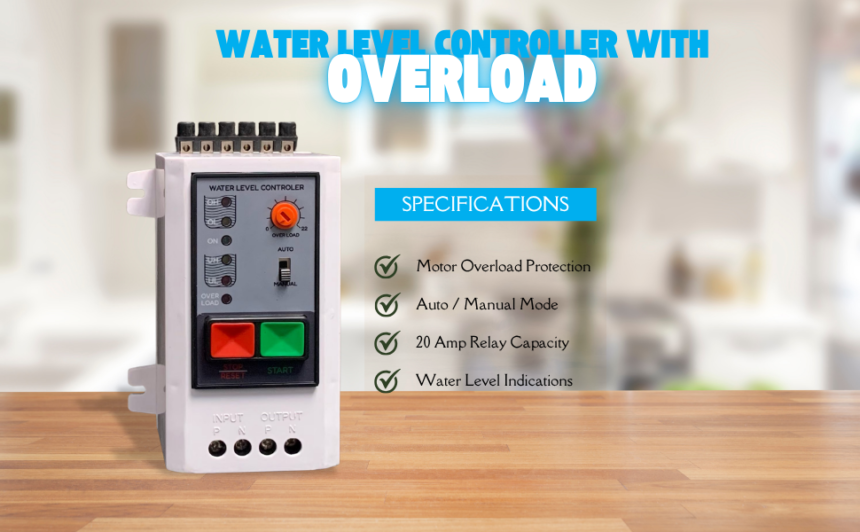 Fully Automatic Water Level Controller with Dry Run & Overload ...